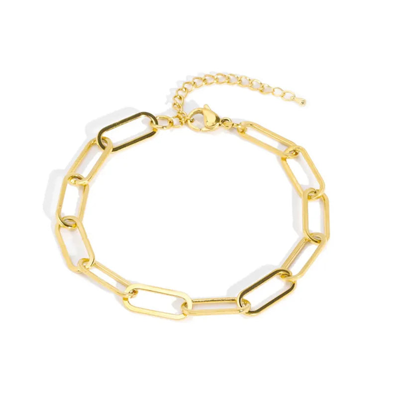 18K Gold Plated Copper Pearl and Gold Beaded Ball Bracelet